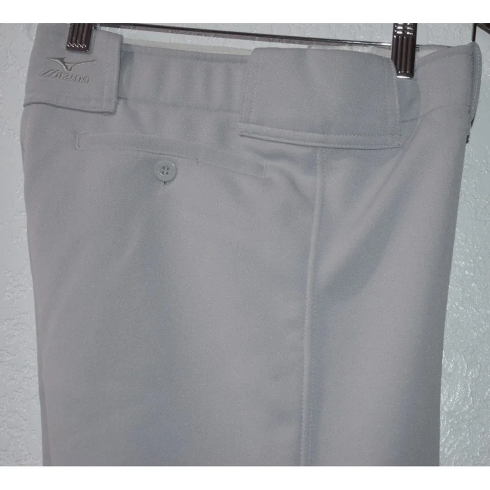Mizuno Womens M Softball Pants Light Gray Performance Athletic Fastpitch RN89730 - Picture 4 of 16